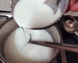 A picture of step 2 of Mahalabia Eastern dessert.