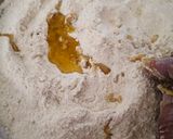 A picture of step 2 of Sattu powder laddu.