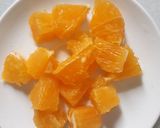 Hình bước làm 5 của món Salad rau bina trái cây
