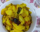 A picture of step 2 of Potato veg.