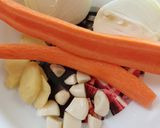 Koreai tésztás csirkeleves recept fázis 1 fotója