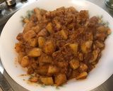Une image de l'étape 10 de Pommes de terre sautées aux tomates, ail et épices.