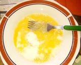 A picture of step 1 of Nduma mayai (Arrowroot and eggs).