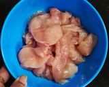 A picture of step 1 of Chicken Malai Kabab.