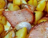 Foto del paso 3 de la receta: Patatas fritas al ajo con filete adobado en cecofry 🥔🥩