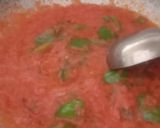 A picture of step 4 of Paneer butter Masala.