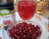 A picture of step 2 of Pomegranate spritzer alcohol free.