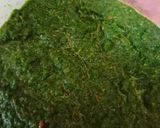 A picture of step 3 of Hari chutney😋.