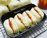 Foto langkah ke 6 dari resep Roti Sobek Kukus Srikaya.