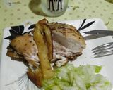 Foto del paso 3 de la receta: *pollo bien aliñdo con papas al horno con ensalada de lechuga*🤗