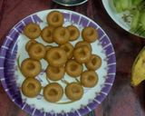 A picture of step 12 of Nolen gurer sandesh.