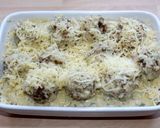 Húsgombócos rakott karfiol recept fázis 8 fotója