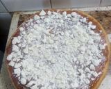 Foto del paso 6 de la receta: Torta postre de merenguitos con dulce de leche y chantilly 🍰