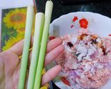 Hình bước làm 2 của món Thịt băm rang sả