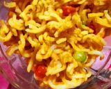 A picture of step 11 of White Sauce Maggi Bowl.