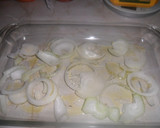 Foto del paso 1 de la receta: Pollo asado con pimientos y tomates