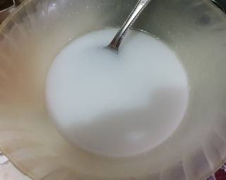Cendol lembut - Step 1