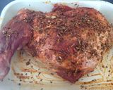 A picture of step 2 of Merguez-spiced Slow Roast Shoulder of Lamb.