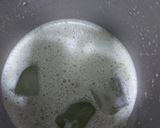 A picture of step 2 of Cumin mint lassi.