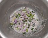 A picture of step 1 of Pakoda.