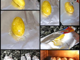 Baked potatoes loaded with cheese😋