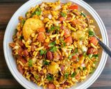 A picture of step 4 of Mumbai Ki Masur Bhil Puri.