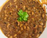 A picture of step 6 of Black eyed beans rice taddy.
