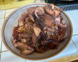 A picture of step 4 of Sprite Adobong Pusit.