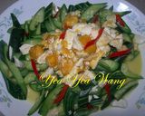 A picture of step 5 of Snake Gourd with Salted Egg.