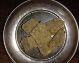 A picture of step 3 of Mungfali ki barfi.