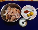 A picture of step 1 of Homemade Spicy Chicken Tandoori.