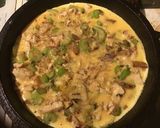A picture of step 3 of California Farm Chicken Omelette.