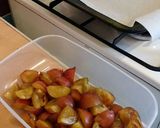 A picture of step 2 of Vickys Cinnamon Baked Plums, GF DF EF SF NF.