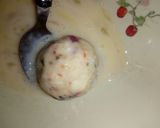 A picture of step 6 of Yam balls.
