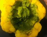 A picture of step 5 of Gobhi Mussallam.