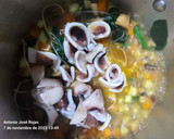 Foto del paso 7 de la receta: Sopa de pulpo 🐙 😋 con sus verduras 😋