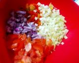 Foto del paso 1 de la receta: Pastas con carne molida y verduras