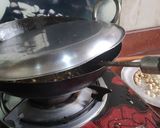 A picture of step 1 of Dry masala Channa.