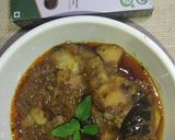 A picture of step 6 of Masala Baingan Aloo.