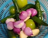 Foto langkah ke 2 dari resep #56 Cumi Asin Cabe Ijo.