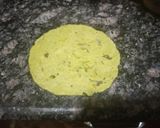 A picture of step 2 of Leftover soya methi bathua poori.