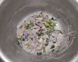 A picture of step 1 of Pakoda.