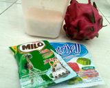 Foto langkah ke 1 dari resep Puding naga milo.