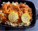 Une image de l'étape 10 de Recette rapide pâtes tomates courgette.