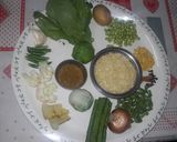 વેજ પાલક ખીચડી(Veg palak khichdi Recipe in Gujarati) રેસીપી સ્ટેપ1ફોટો