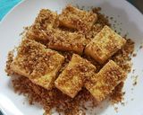Hình bước làm 6 của món Đậu hũ chiên muối sả kiểu HongKong