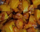 गाजर आलू की सब्जी (Gajar aloo ki sabji recipe in Hindi) रेसिपी चरण 3 फोटो