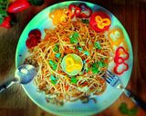 চিলি গার্লিক এগ স্প্যাগেটি (chilli garlic egg spaghetti recipe in Bengali) রেসিপি ধাপ - 6 ছবি