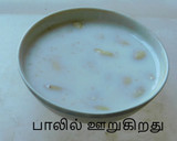 பட்டர்நட் ஸ்குவாஷ் (butternut squash) பாதாம் கீர் (Butternut sqauash badham kheer Recipe in Tamil) ரெசிபி ஸ்டேப் 3 புகைப்படம்