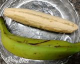 A picture of step 2 of Kaya Varuthathu/Kerala Yellow Banana Chips.